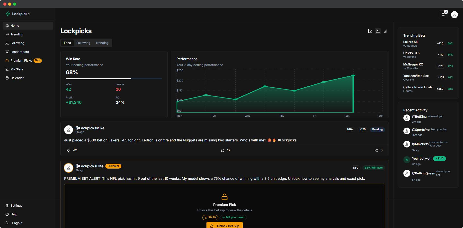 Lockpicks platform capital view